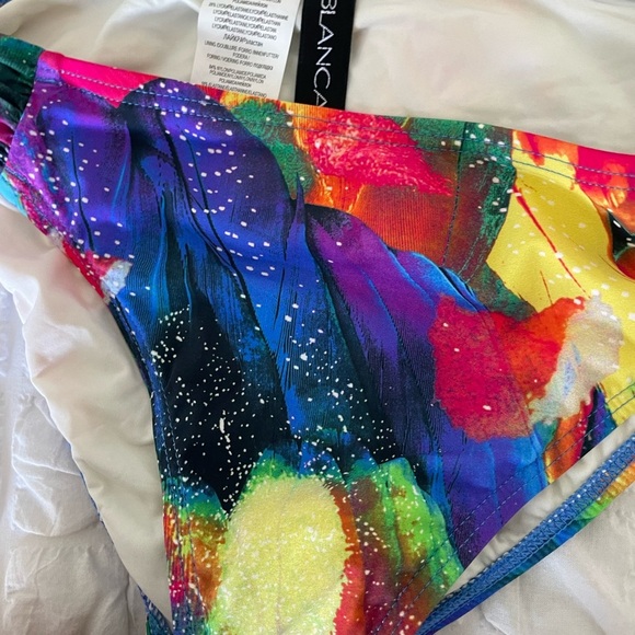 La Blanca Multicolor Bikini Bottom - Picture 4 of 8